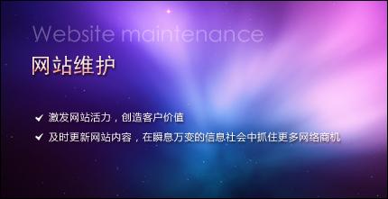 上海企业网站维护基本维护项目